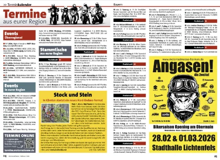 Motorradszene - Ausgabe 01/26